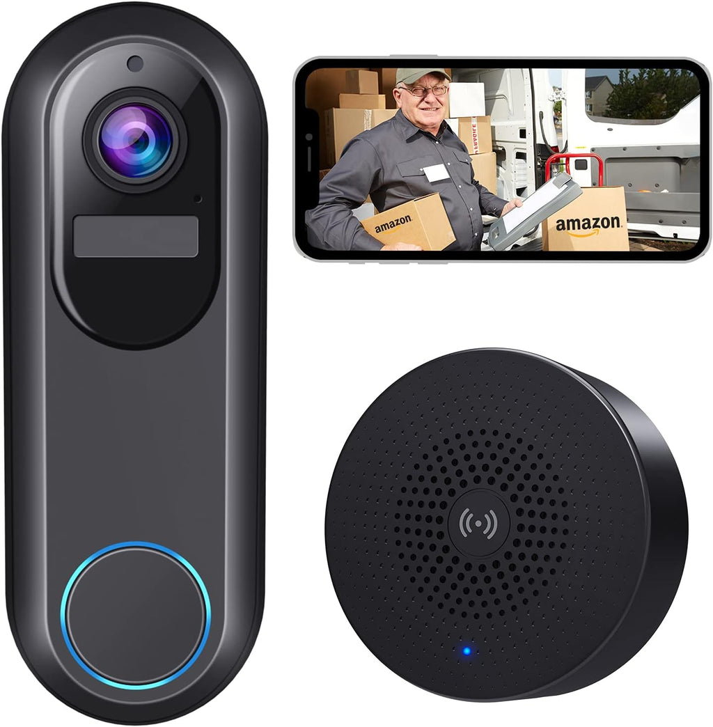 Wireless Video Doorbell Camera with Wireless Chime A392