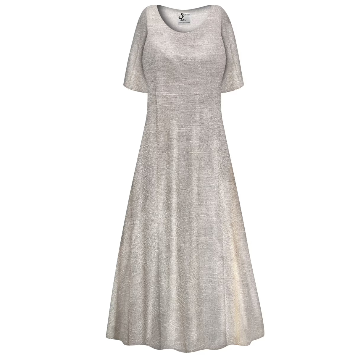Taupe A Line Maxi Dress N11754