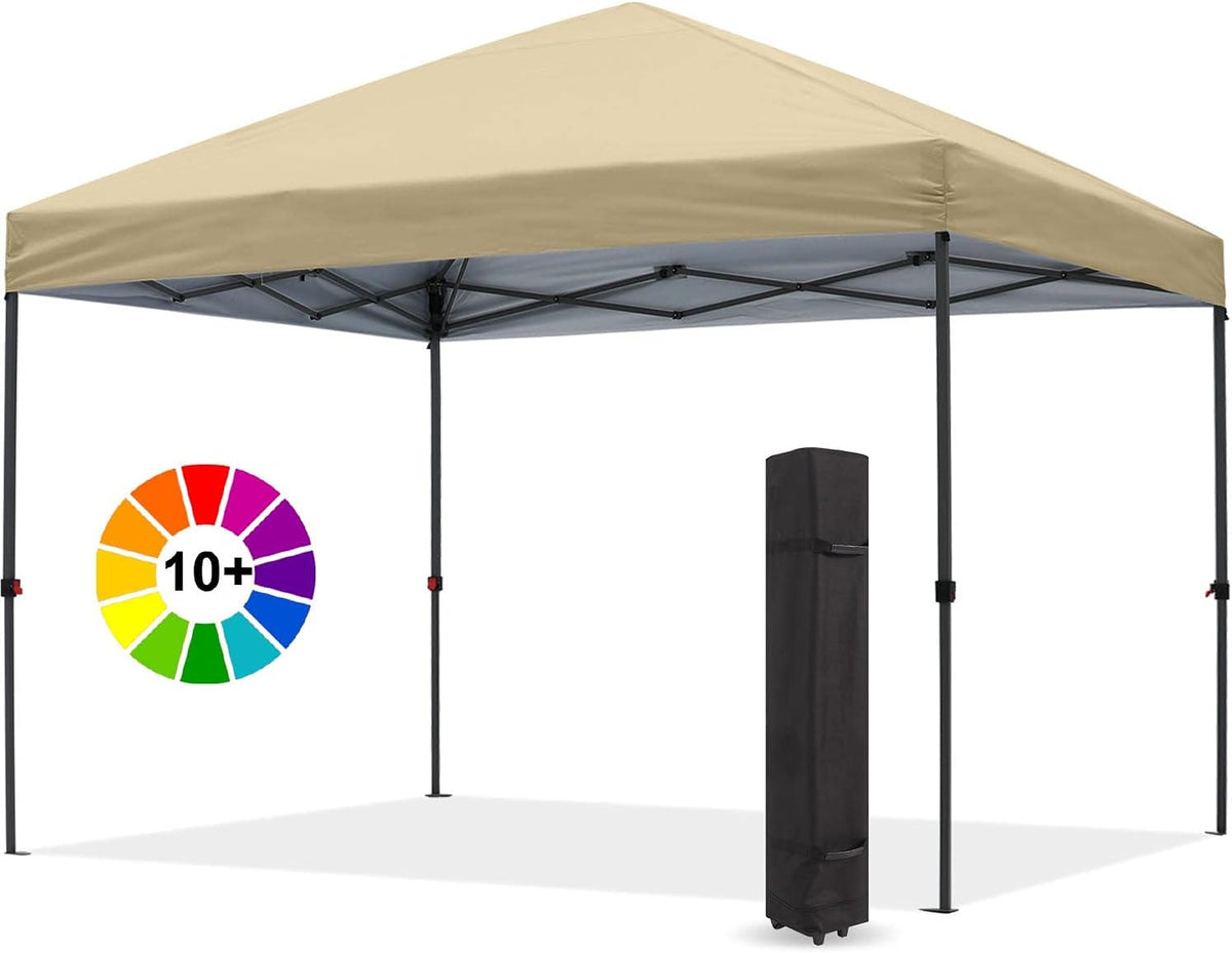 White 10x10 Pop up Canopy Tent Q896860