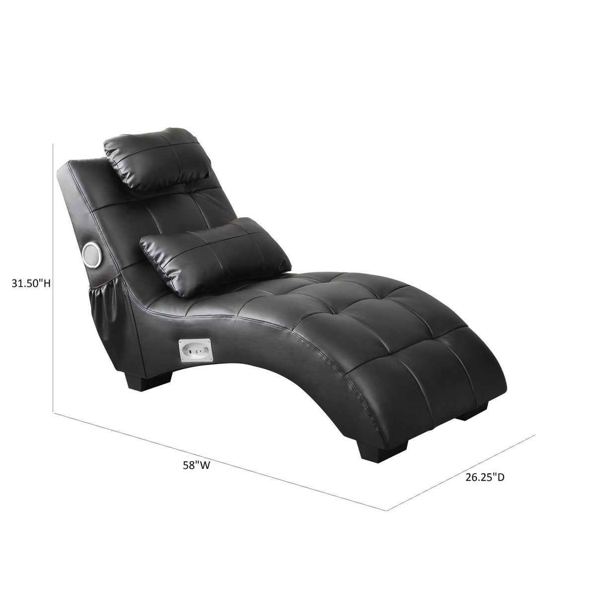 Black Chaise H218592