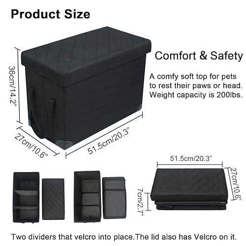 Dog Seat Extender with Storage Y36818