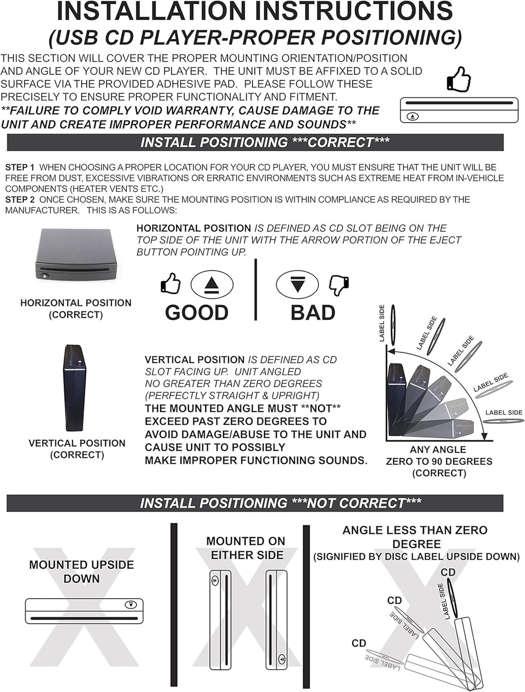Integrated Vehicle CD Player with USB radio connection R237983