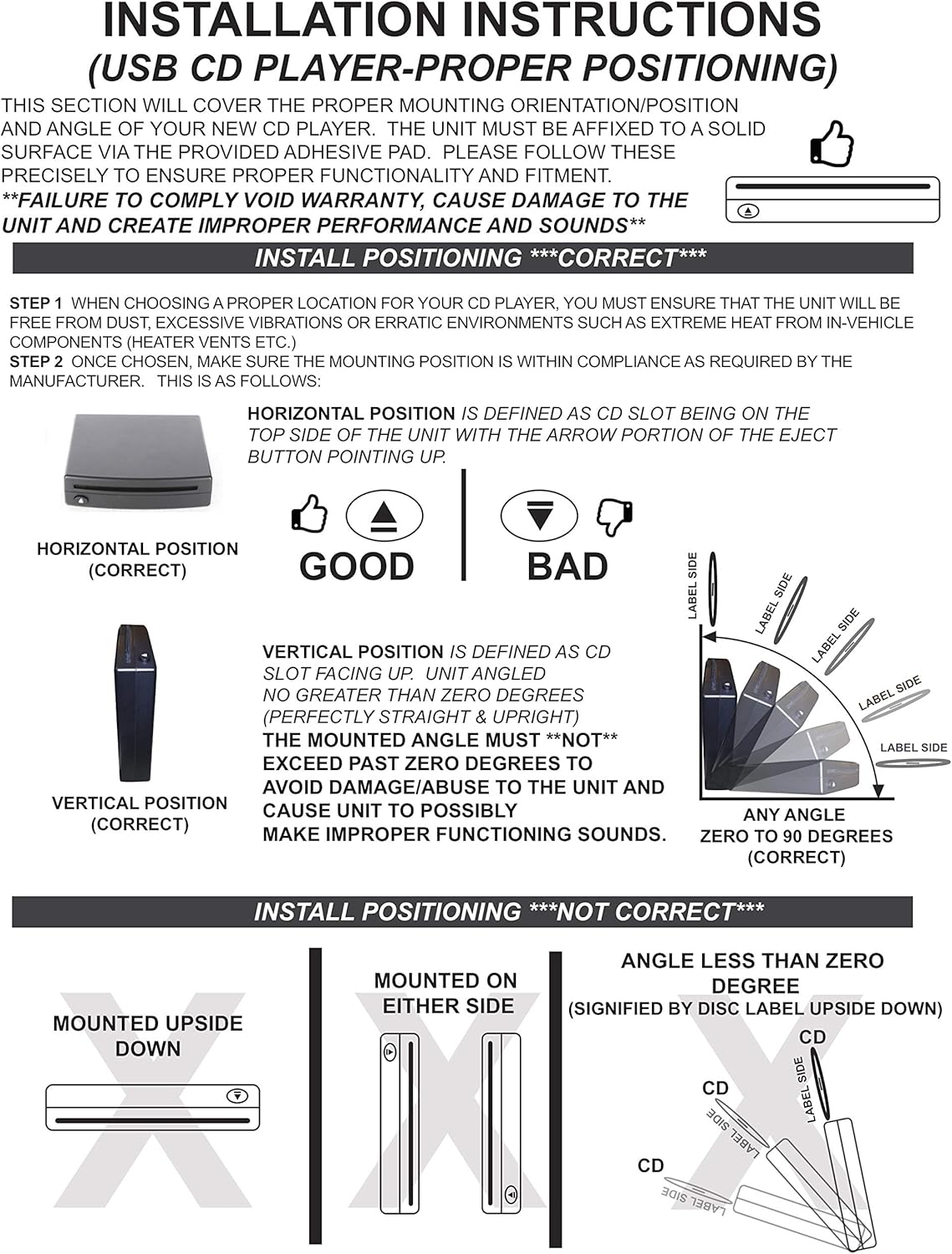 Integrated Vehicle CD Player with USB radio connection R237983