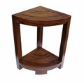 Teak Wood Corner Shower Stool J5797