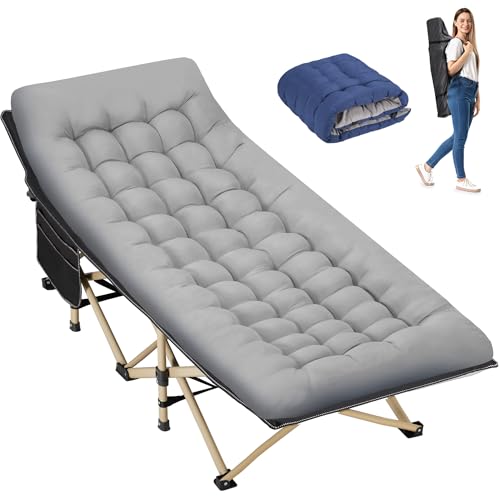 Folding Camping Cot with Large Pocket V8316