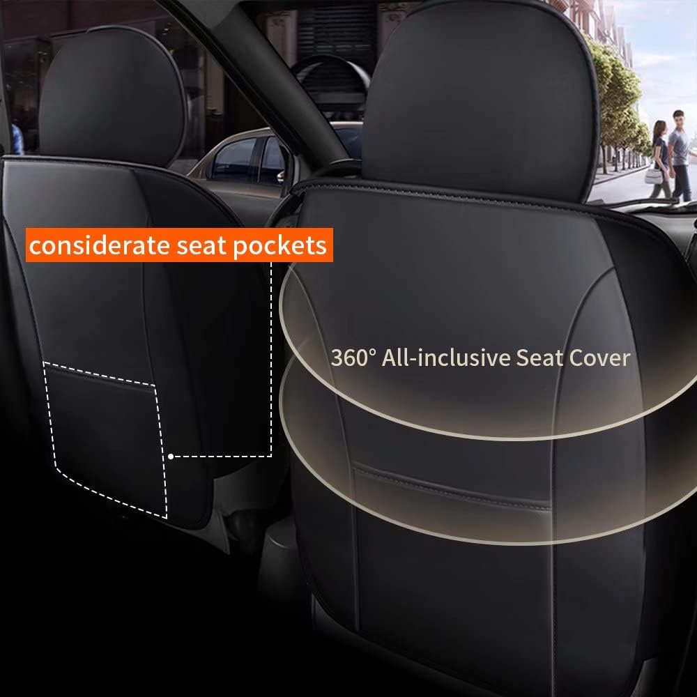Custom Fit Faux Leather Car Seat Protector Full Set K360