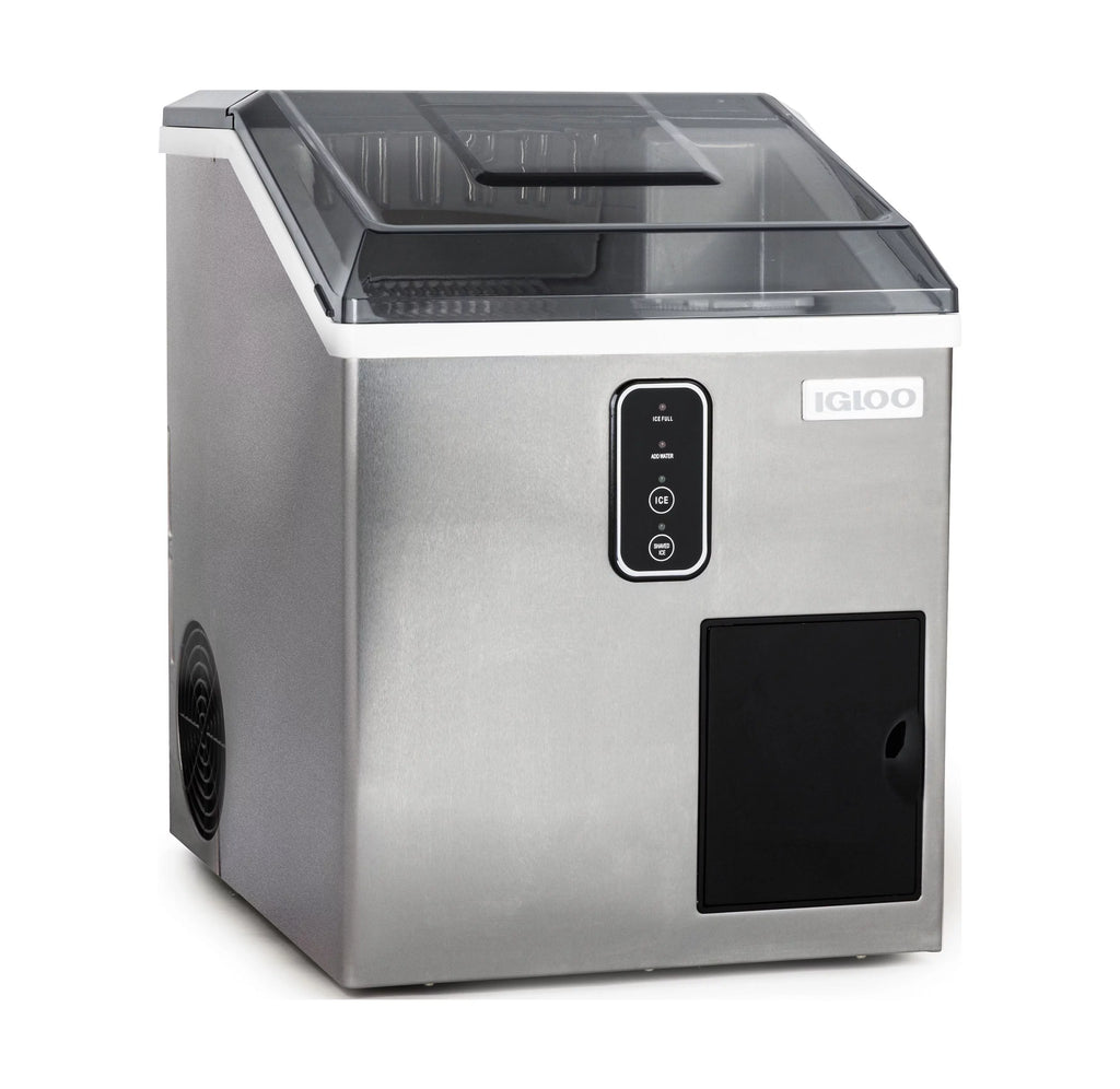 44 lb Stainless Steel Ice Maker and Ice Shaver L112032