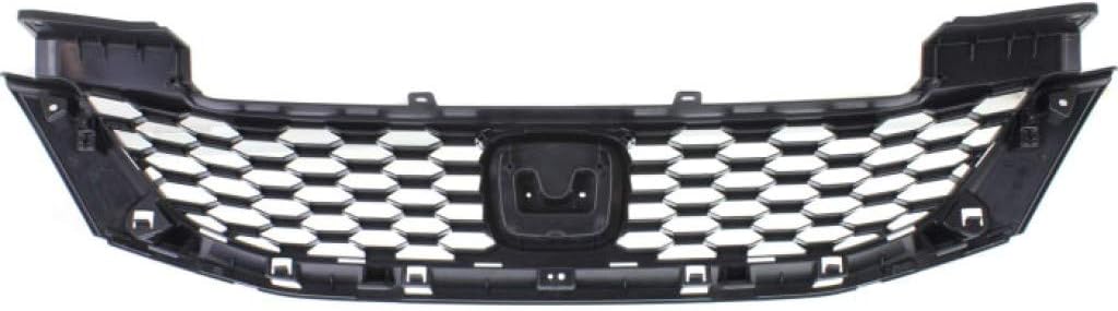 Painted Black Plastic Grille Assembly for Honda Accord Coupe J2102