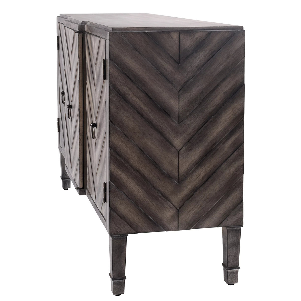 Reclaimed Wood 3-Door Console K393083