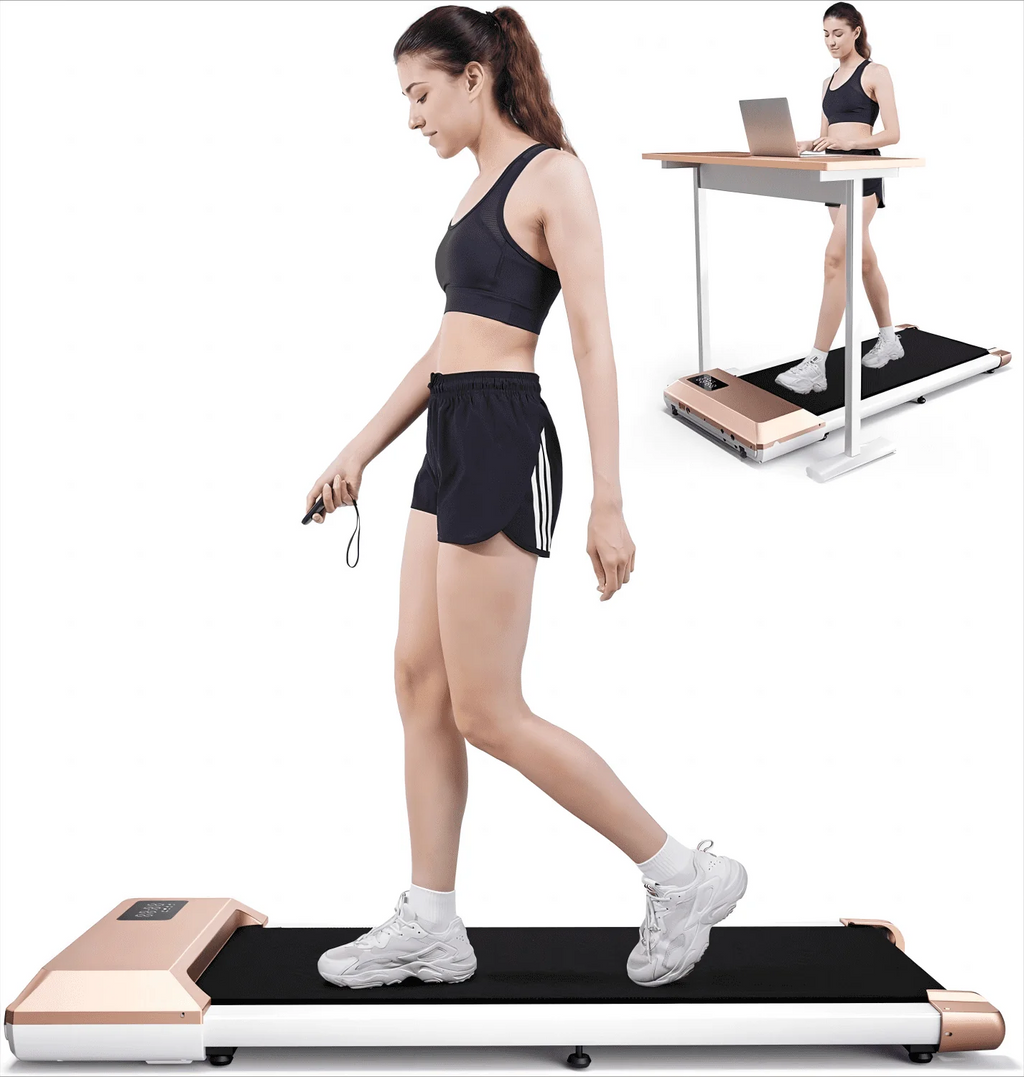 2.5Hp Ultra-Quiet Walking Pad Treadmill with Remote Control G317017