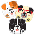 Shaped Plate 9x22 Assorted Dogs 12/8ct X8829