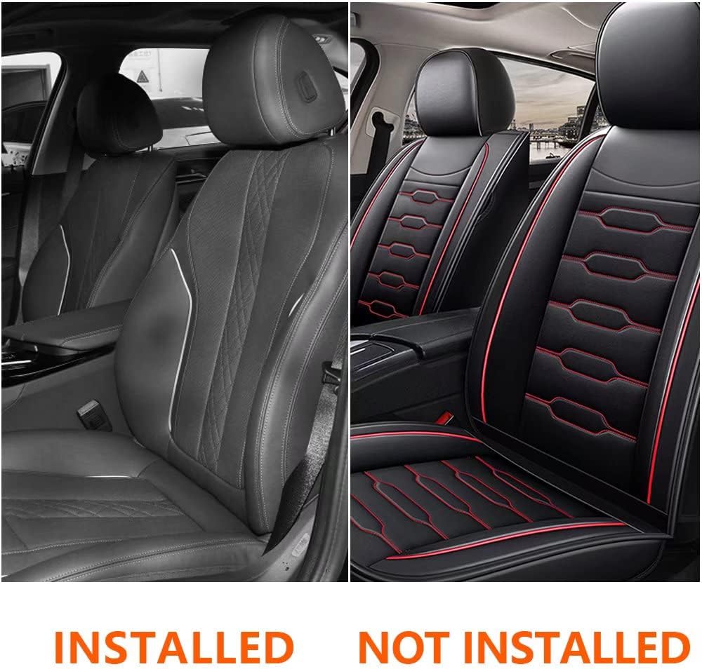 Custom Fit Faux Leather Car Seat Protector Full Set K360