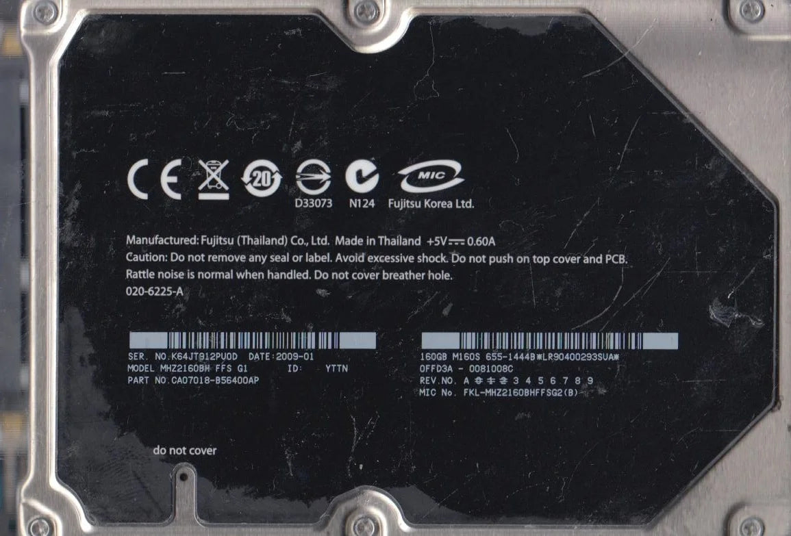 160GB SATA 2.5 Hard Drive C9359