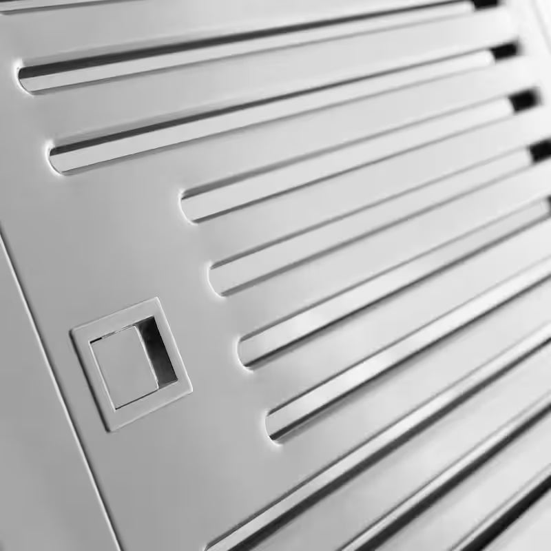 36 in. 400 CFM Convertible Island Mount Range Hood in Stainless Steel G53586