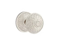 Satin Nickel Passage Set with Rosette S52326