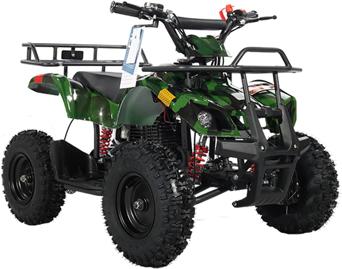 Green Camo 40cc ATV with Chain Transmission and Disc Brake X7234