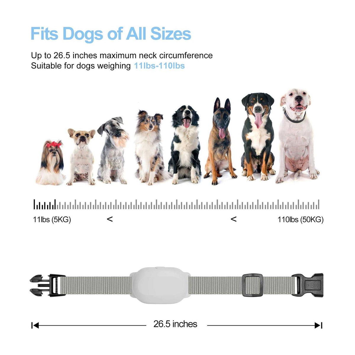 Waterproof Remote Dog Training Collar T569939