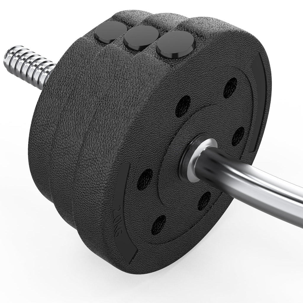 66LB 2 in 1 Adjustable Weight Set with Curl Bar Y780852