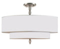 5 Light Satin Nickel Semi-Flush Ceiling Light A3497