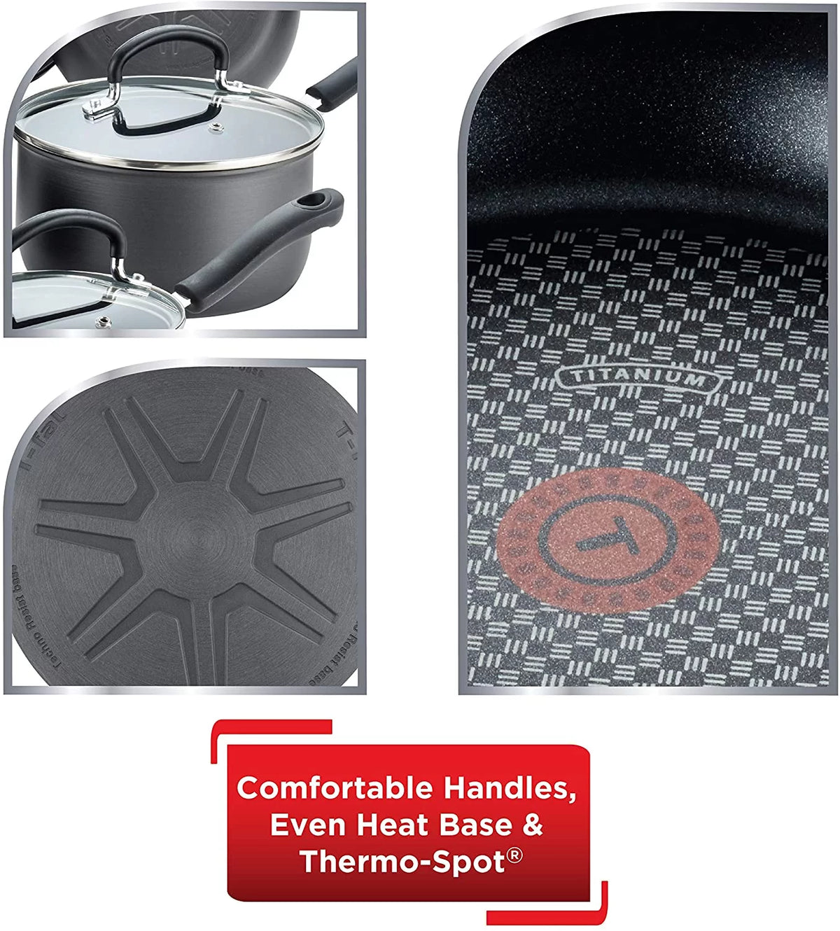 12 Piece Hard Anodized Nonstick Cookware Set Y186