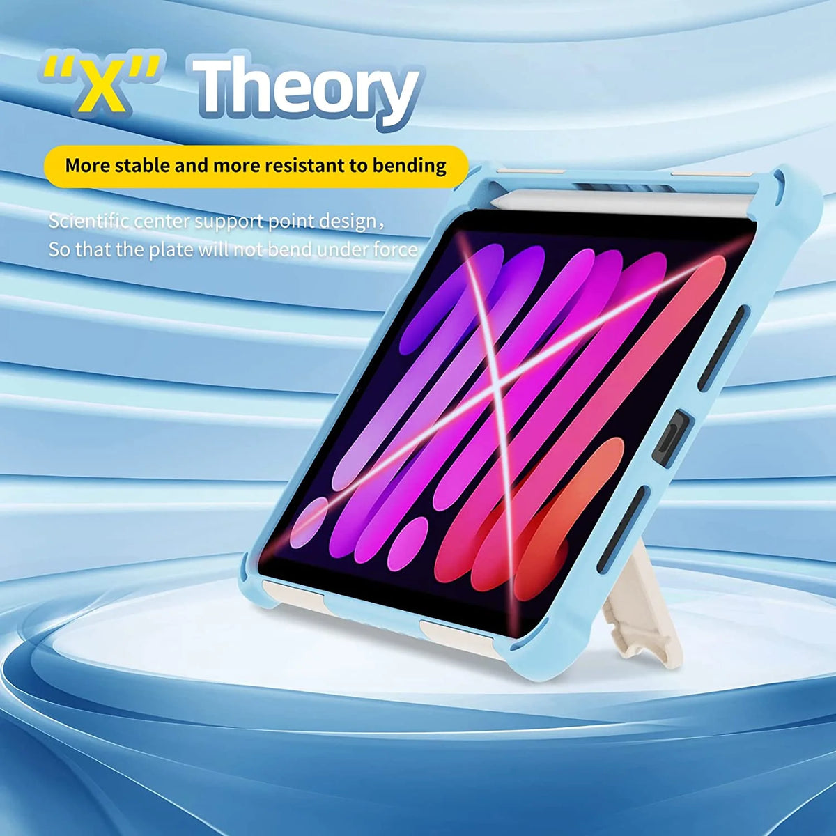 Heavy Duty Protective Case for iPad 10.9 Inch with Rotating Hand Strap & Stand X248750
