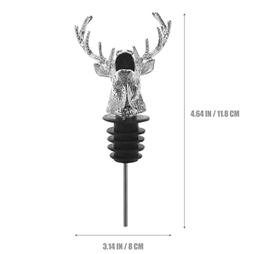 Deer Head Wine Pourer with Silicone Stopper R220652