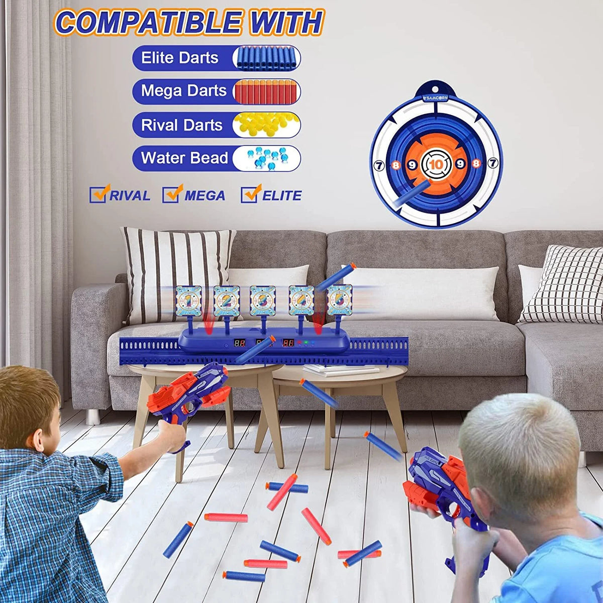 Electronic Shooting Targets with Auto-Reset J179928