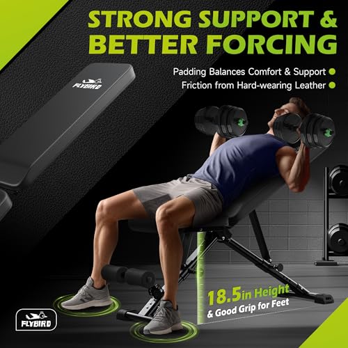 Adjustable Strength Training Weight Bench F21330