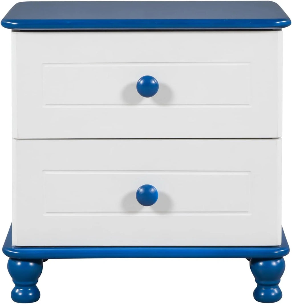 Wooden Nightstand with 2 Drawers G3023