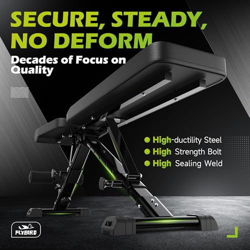 Adjustable Strength Training Weight Bench F21330