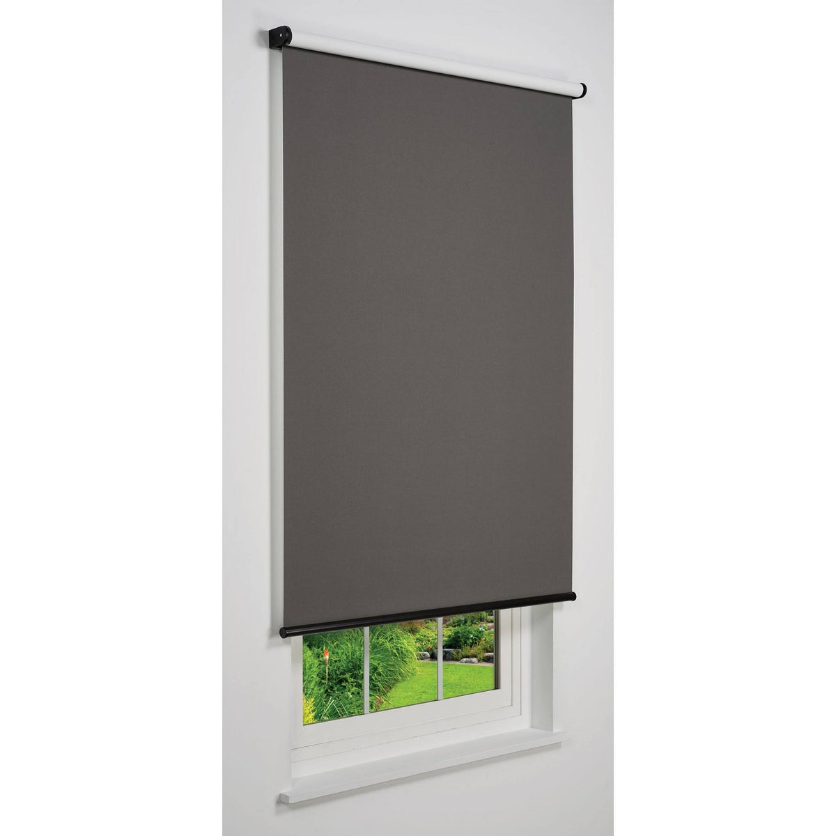 Dark Grey Cordless Blackout Roller Shade K9805