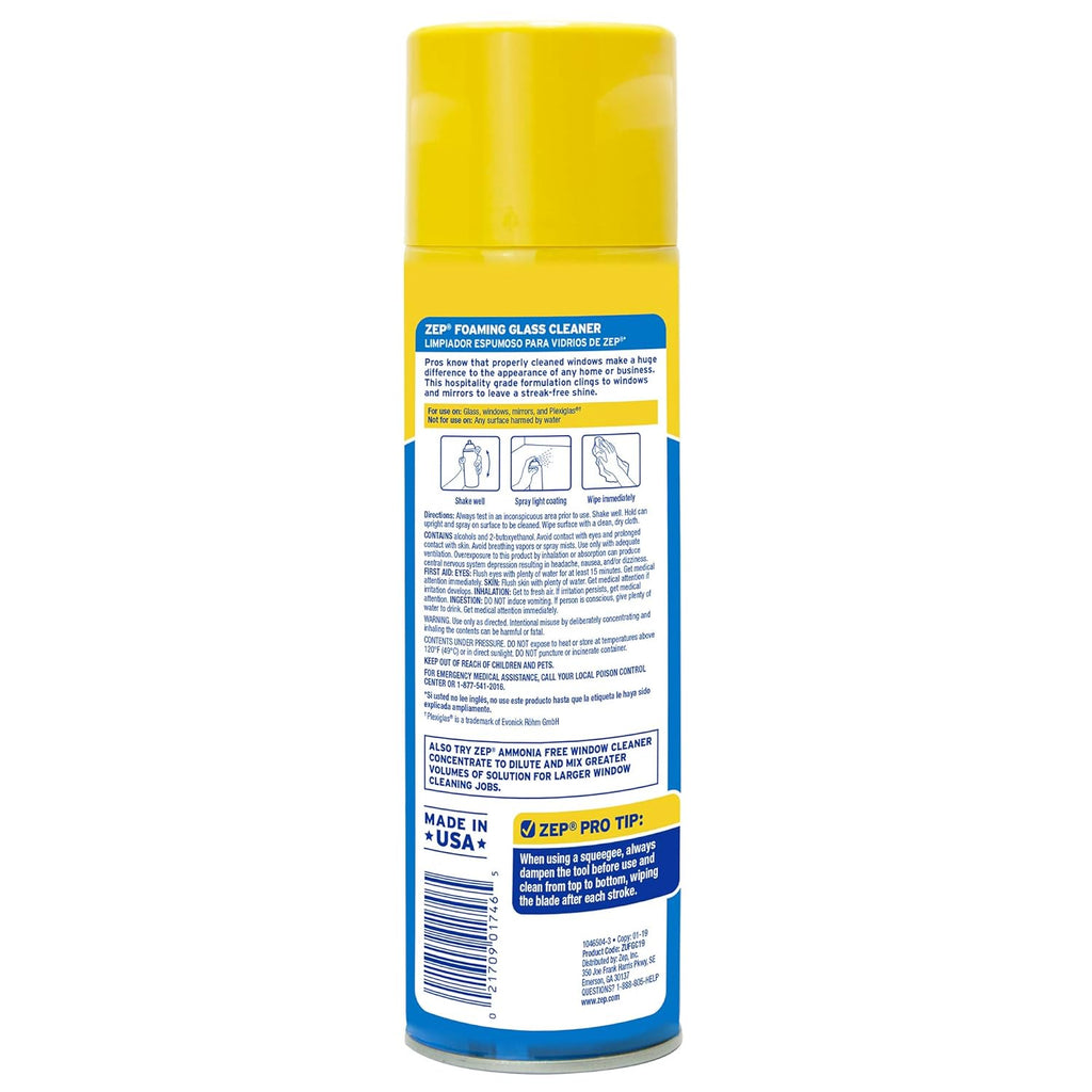 Foaming Glass Cleaner, Pack of 2 C713