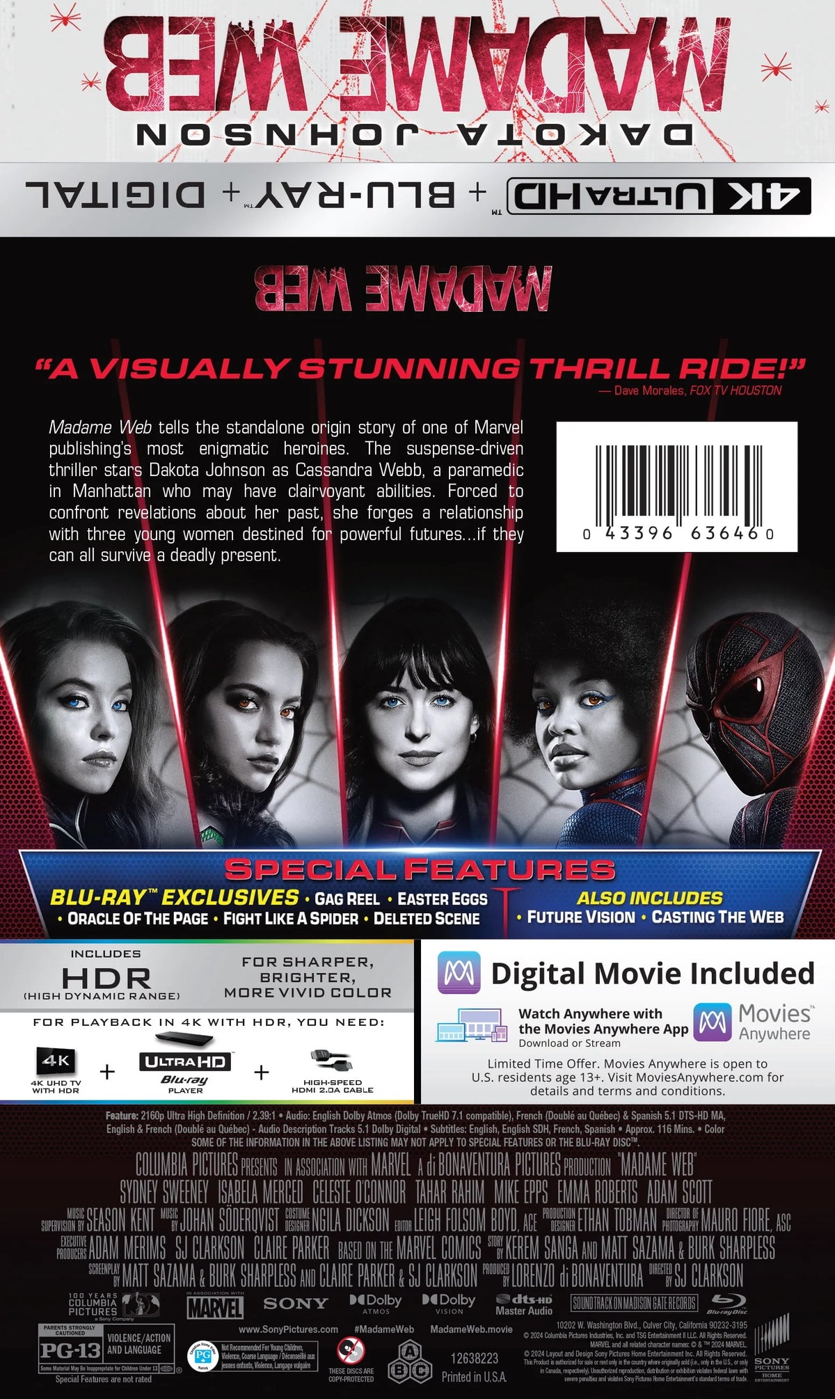 4K Ultra HD + Blu-Ray + Digital Copy S109