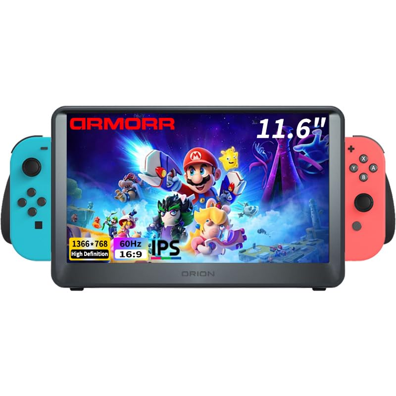 11.6" HD IPS Portable Monitor with Stereo Speakers E145565