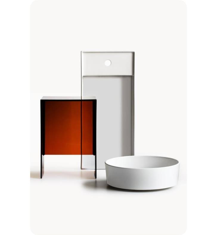 White Rectangular Wall Mount Bathroom Sink with One Tap Hole N401127