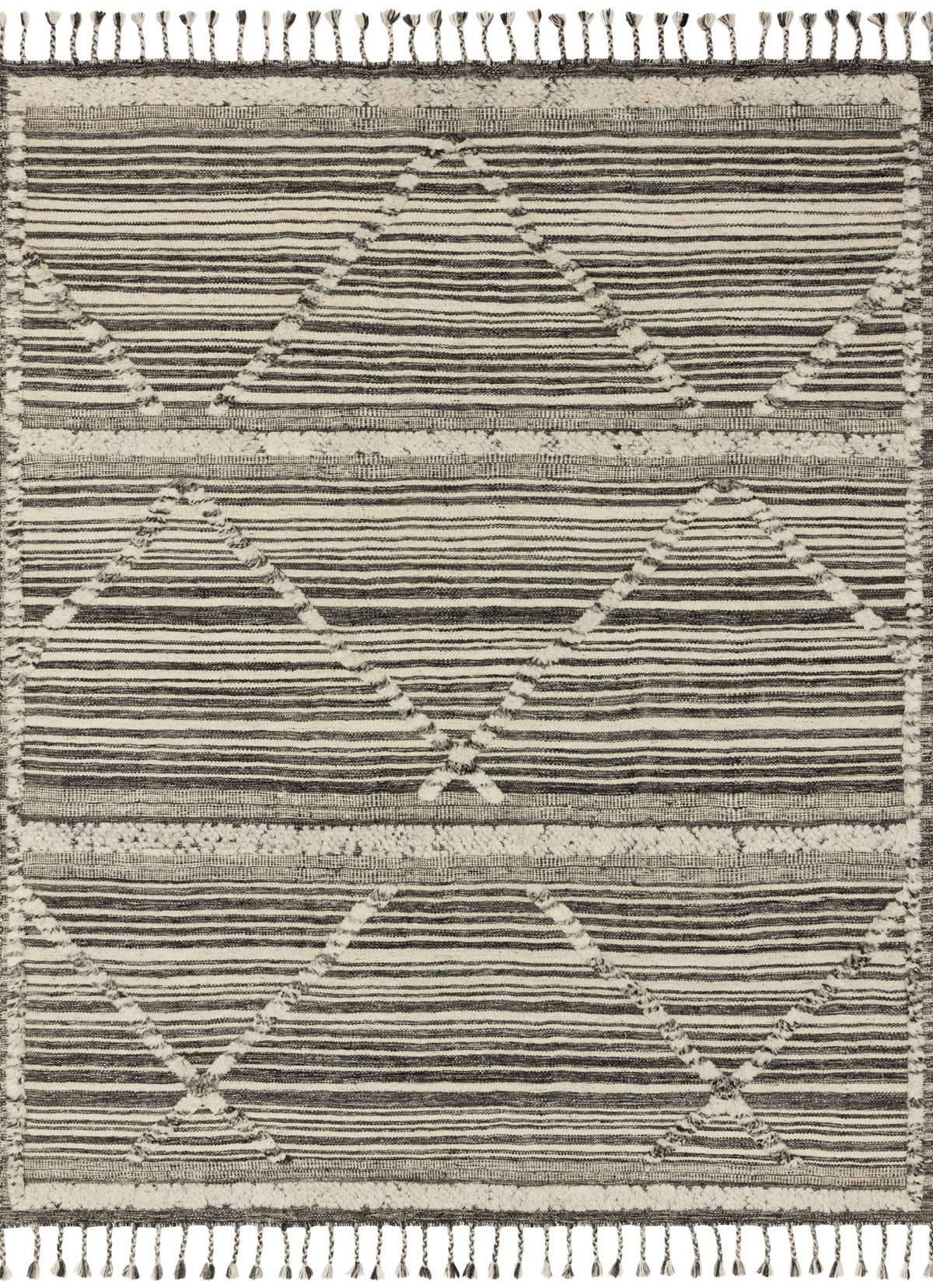 Ivory Charcoal 4'0 x 6'0 Rug M22302
