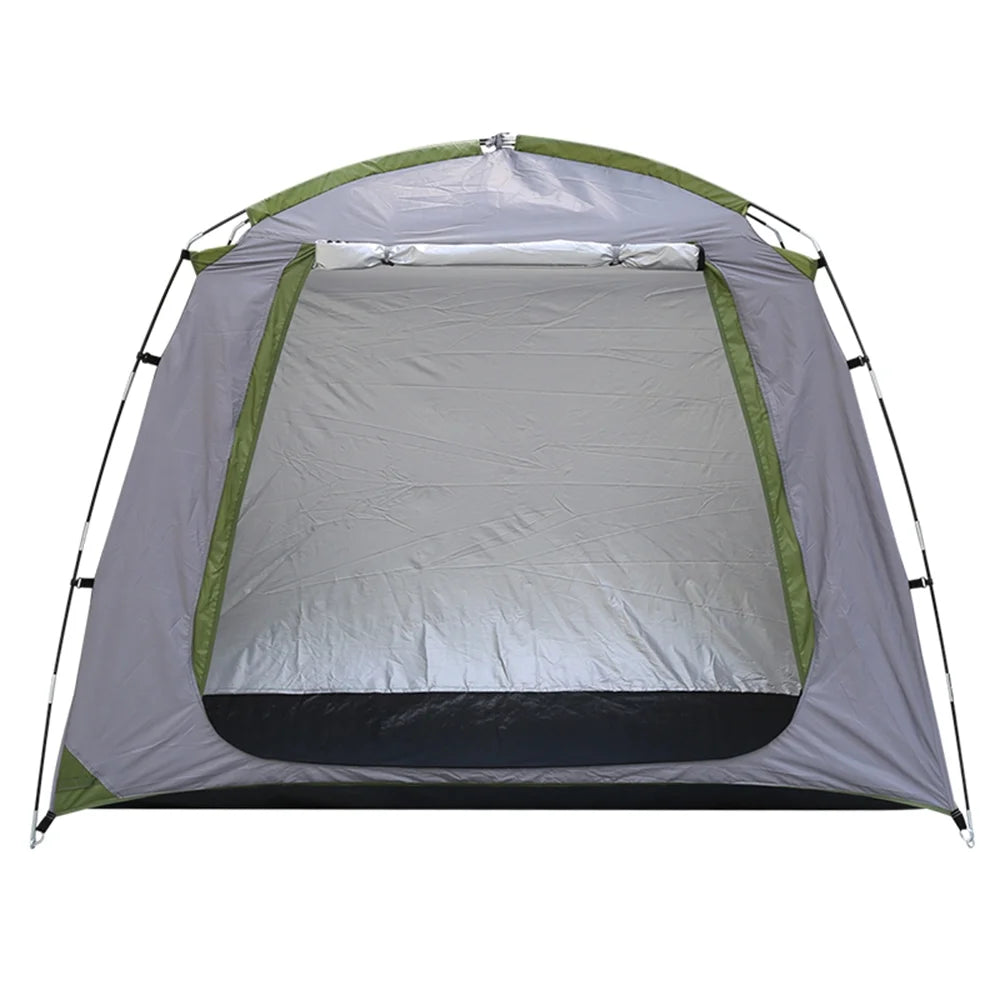 Silver Coated Polyester Waterproof Bike Shelter Storage Shed V1469