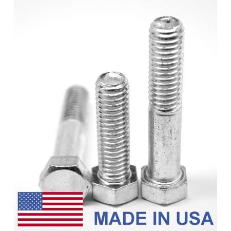 3/4 inch-16 x 4 inch Fine Thread Grade 5 Hex Cap Screw, Medium Carbon Steel Zinc Plated Pk 5 M509