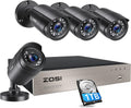 8CH 1080P Home Security Cameras System with 1TB Hard Drive and 4 Indoor Outdoor Surveillance Cameras R406237