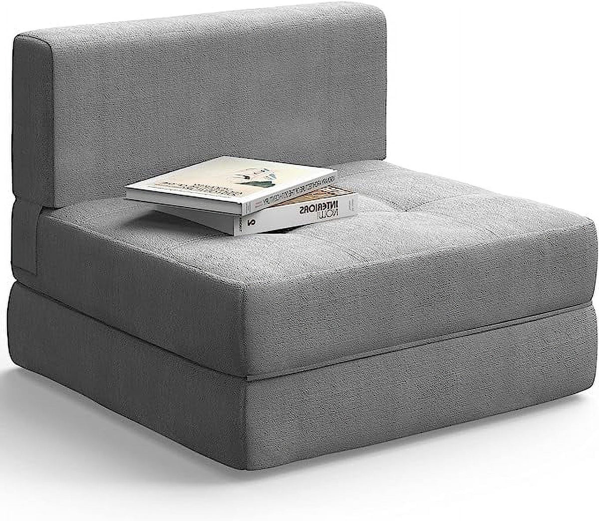 Dark Gray Convertible Sleeper Sofa Bed M729870
