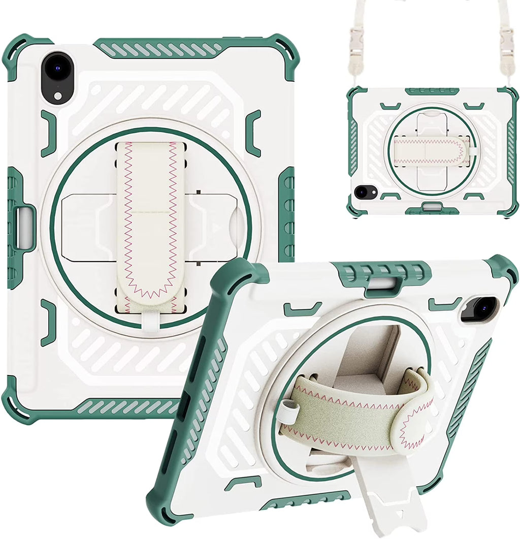 Heavy Duty Protective Case for iPad 10.9 Inch with Rotating Hand Strap & Stand X248750