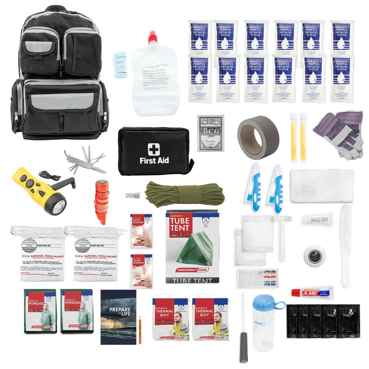 2-Person Urban Survival Bug-Out Bag Q970