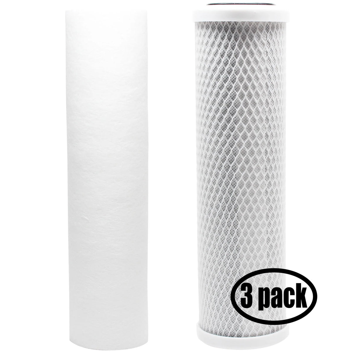 3-Pack Carbon Block & PP Sediment Filter M72518