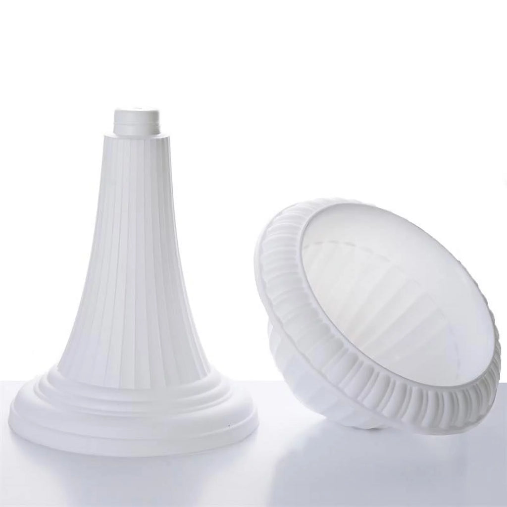 4 Pack 23" Tall White Pedestal Column Plant Stand Pot K6956