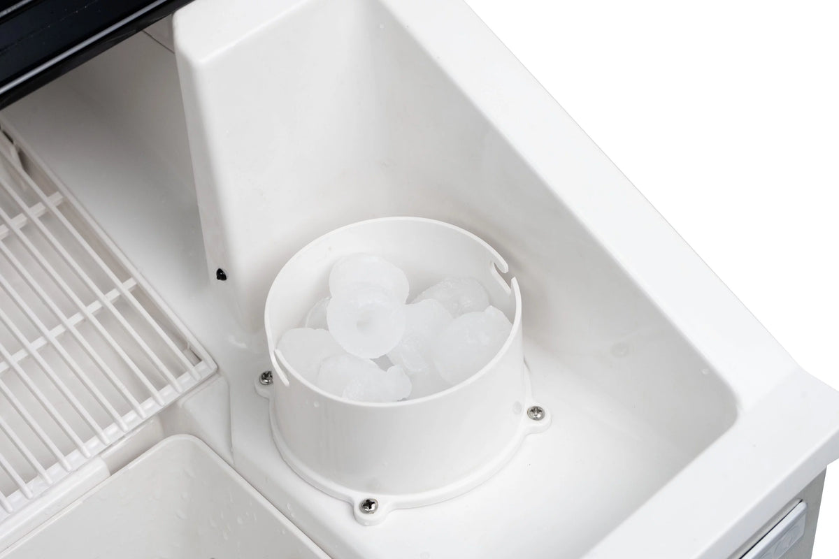 44 lb Stainless Steel Ice Maker and Ice Shaver L112032
