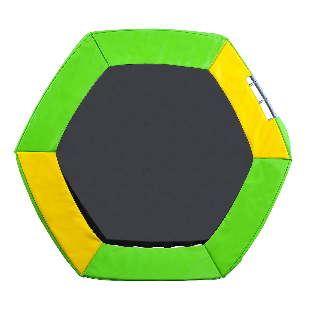 7Ft Round Trampoline with Safety Enclosure Net, Slide and Ladder D894307