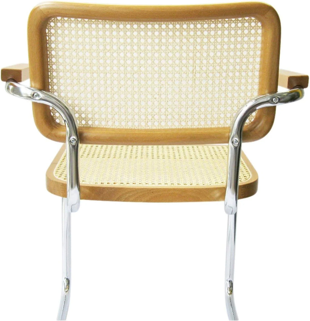Cane Chrome Arm Chair M991