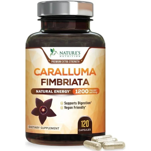 Caralluma Fimbriata Extract 1200mg Vegan Capsules 120 Capsules M275