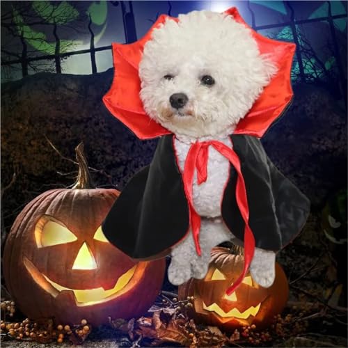 Halloween Pet Cat Adjustable Cloak Cape E44842