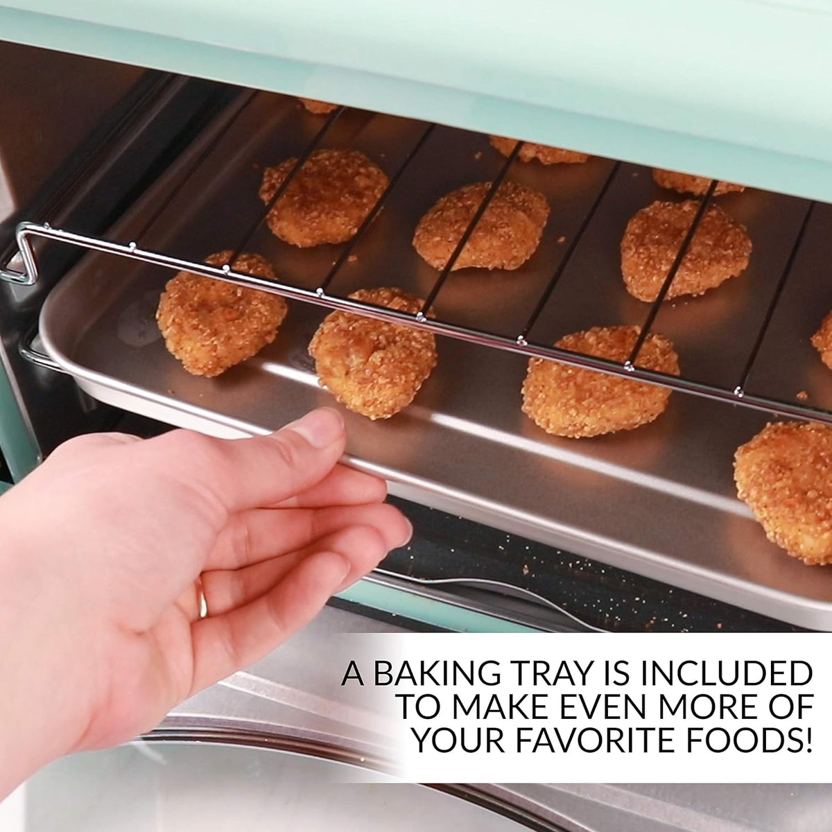 0.7-Cu. Ft. Retro Convection Toaster Oven, Aqua W433960